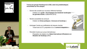 Apprentissage Scolarisation Formation en situation de handicap