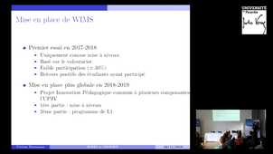 Séminaire WIMS