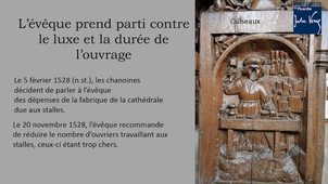 Les stalles de la cathédrale Amiens 500ans - F.MEUNIER