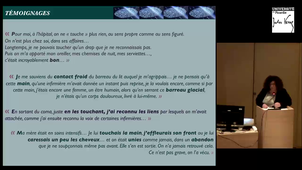 Variations sur le toucher ou quand toucher soigne