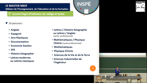 Conférence-Flash : Présentation de l’INSPE de l’académie d’Amiens - Laure IBERNON