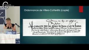 Cycle de conférences Langue Française - Olivia Carpi