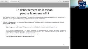 Mastériales de philosophie - Conférence de Franck Varenne
