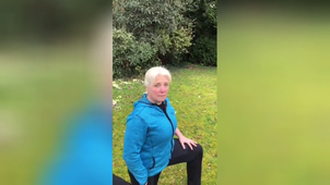 Séance de sport avec un pack de lait