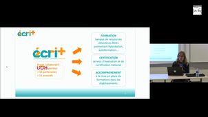 Plateforme écri+ : historique et principes de fonctionnement