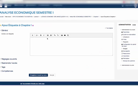 Moodle enseignant - Structurer son cours